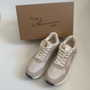 NWT Vintage Havana Run Nude Glitter Women’s Fashion Chunky Sneakers Size 8.5